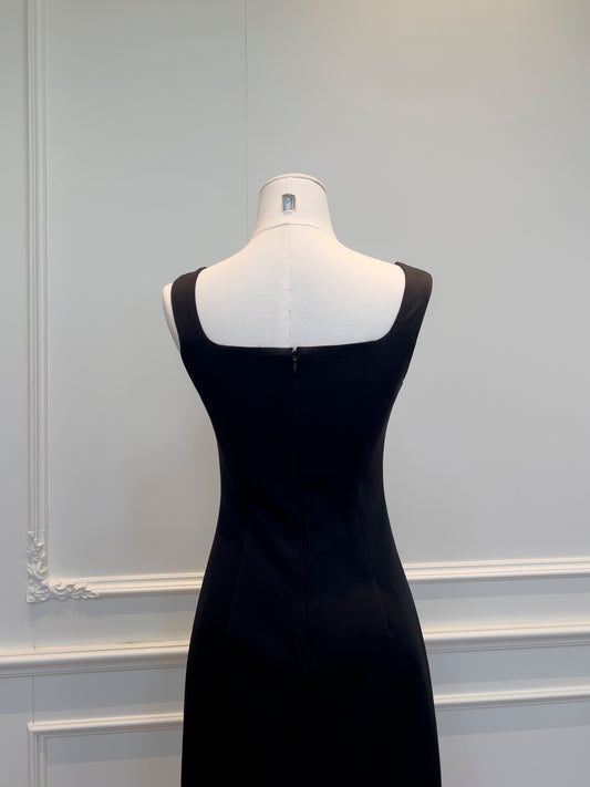 Delulu Side-Slit Red-Bottom Dress