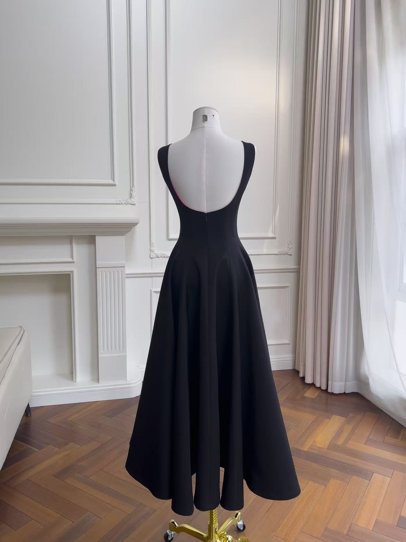 Delulu Signature Red-Bottom Dress — Grand A-Line Skirt