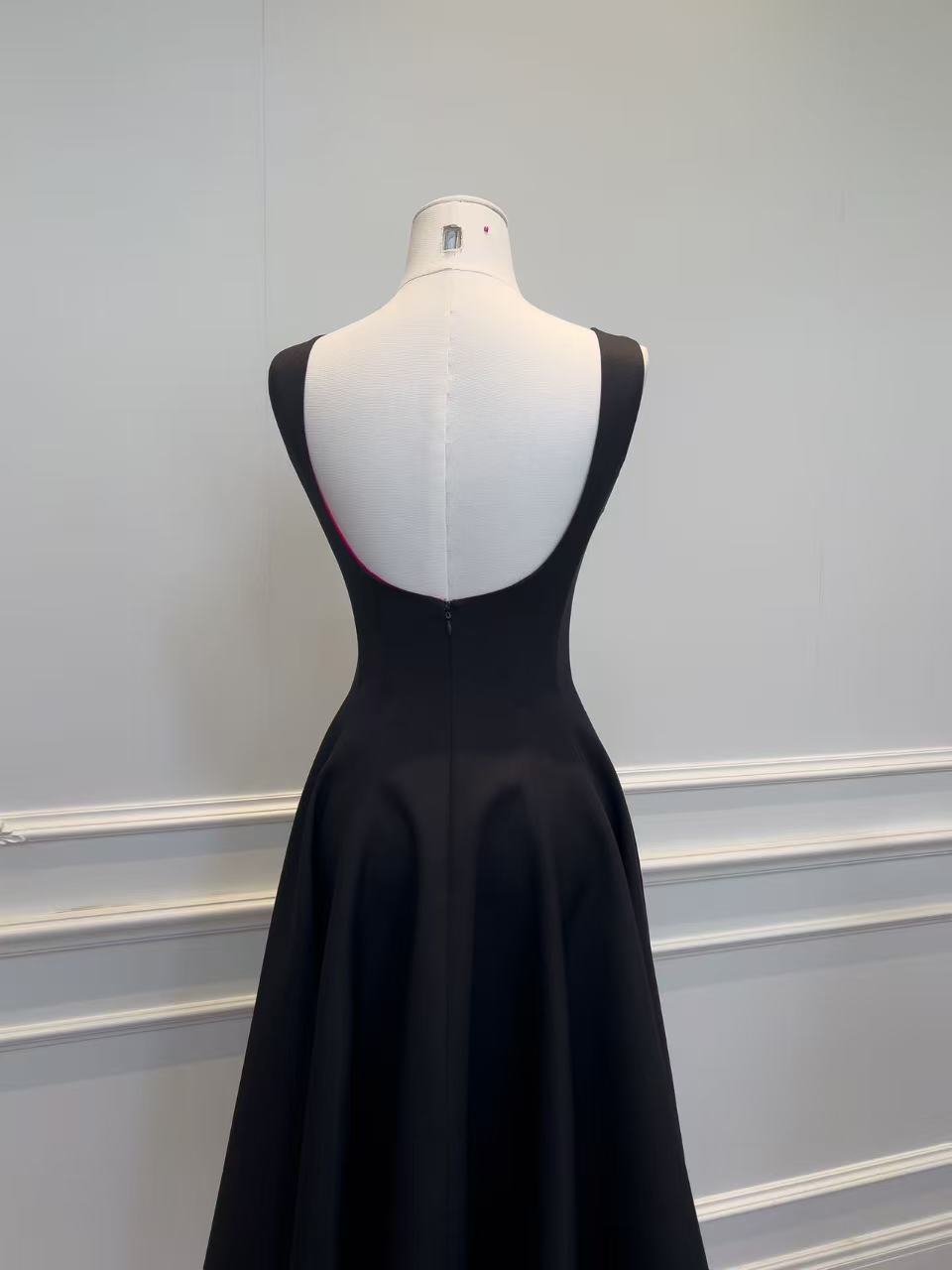 Delulu Signature Red-Bottom Dress — Grand A-Line Skirt